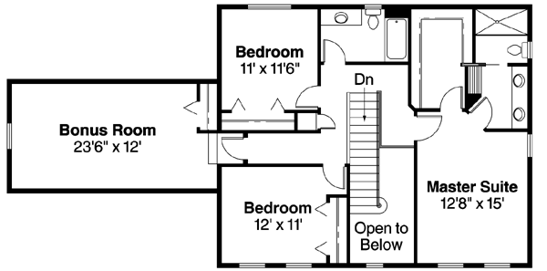 Upper/Second Floor Plan: 17-444