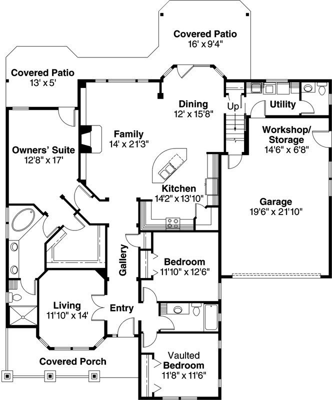 Main Floor Plan: 17-445