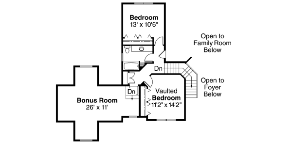 Upper/Second Floor Plan: 17-446