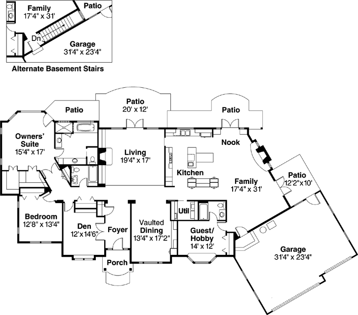 Main Floor Plan: 17-451