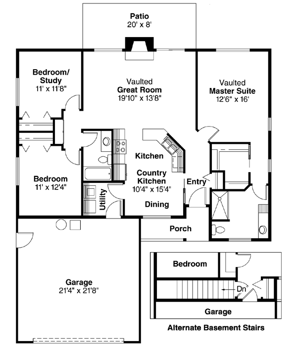 Main Floor Plan: 17-452