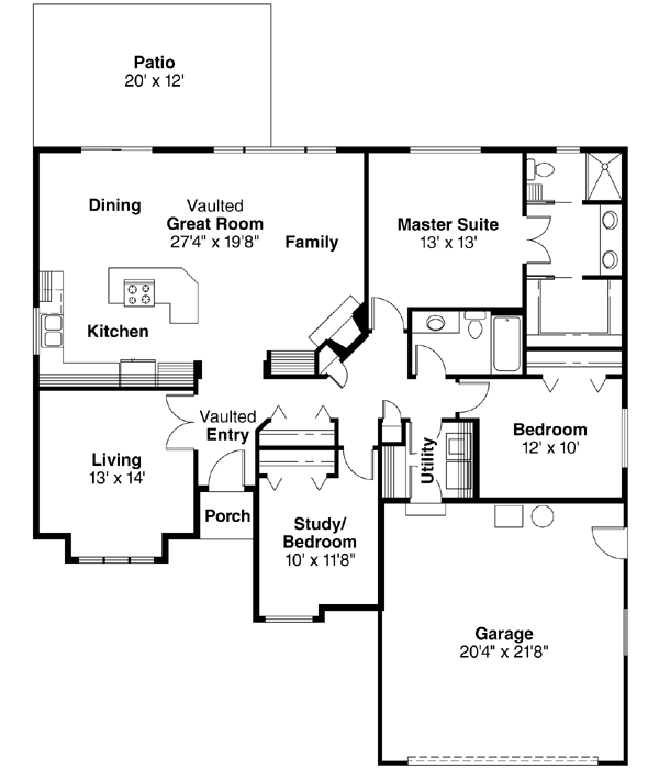 Main Floor Plan: 17-456