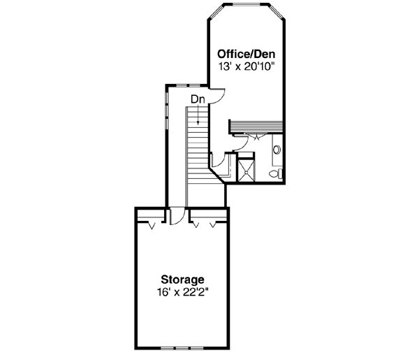 Upper/Second Floor Plan: 17-458