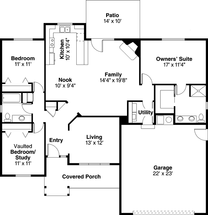 Main Floor Plan: 17-460