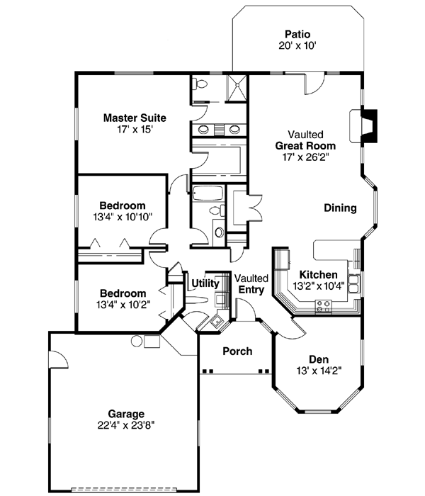 Main Floor Plan: 17-462