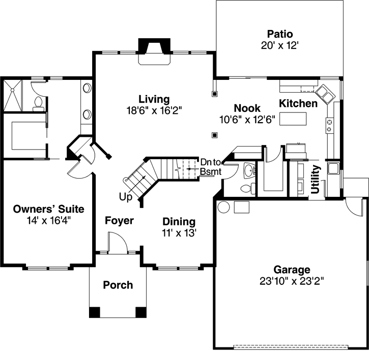 Main Floor Plan: 17-463