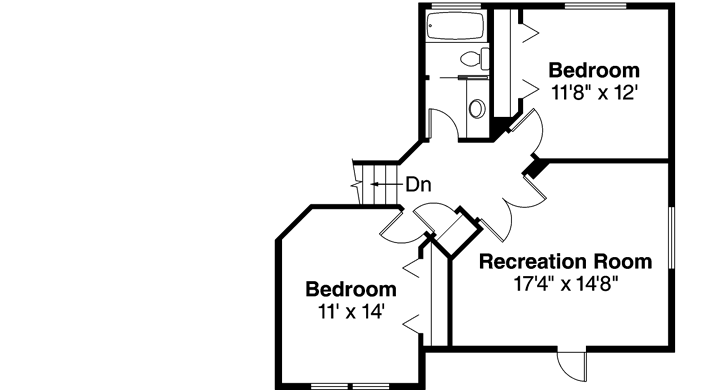 Upper/Second Floor Plan: 17-463
