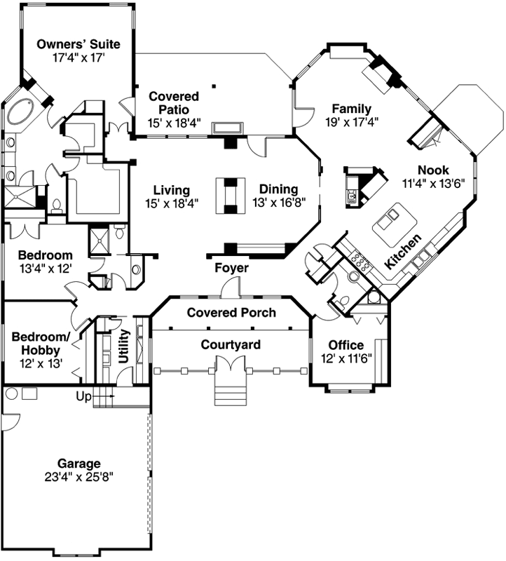 Main Floor Plan: 17-464