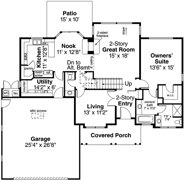 Main Floor Plan: 17-465
