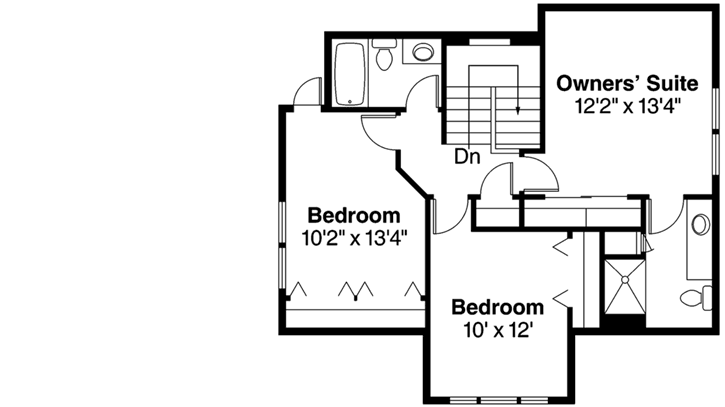 Upper/Second Floor Plan: 17-467