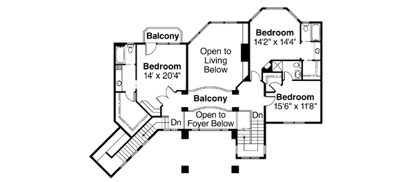 Upper/Second Floor Plan: 17-475