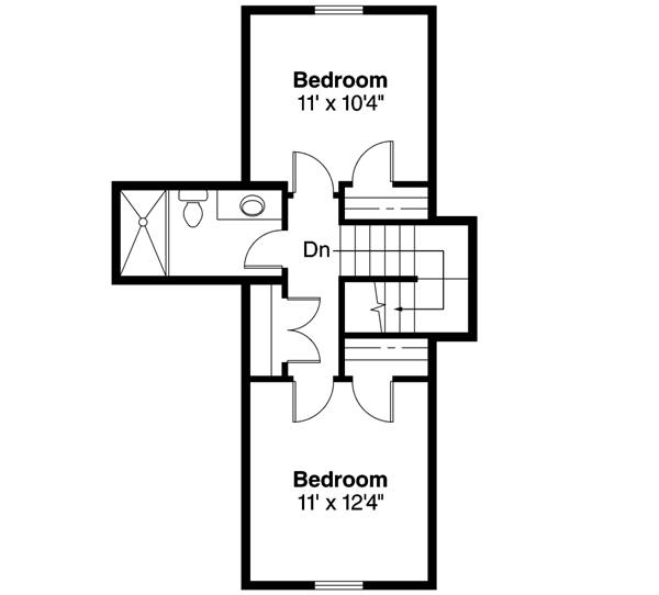 Upper/Second Floor Plan: 17-481