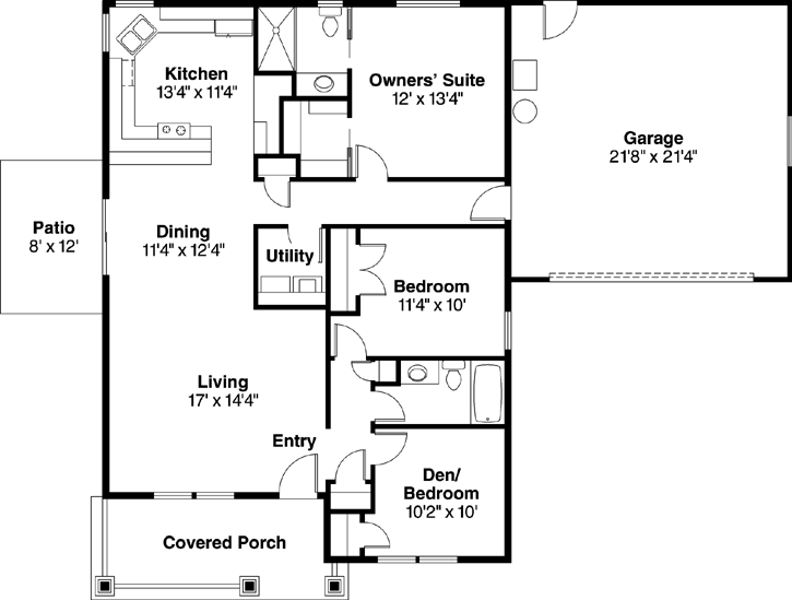 Main Floor Plan: 17-484