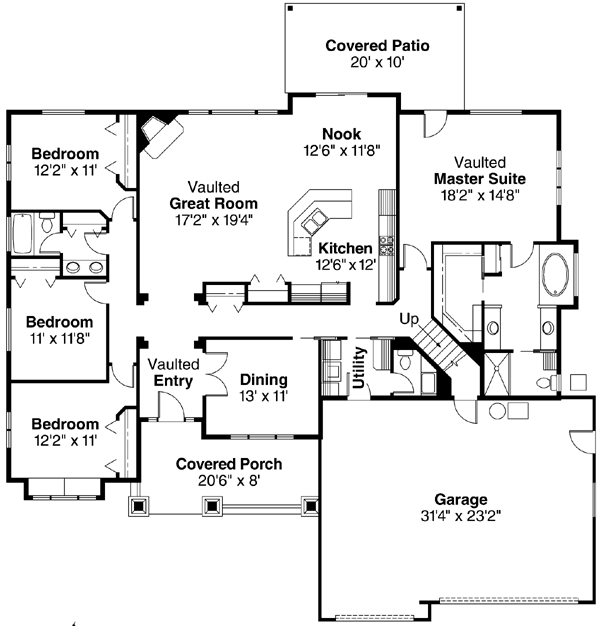 Main Floor Plan: 17-486