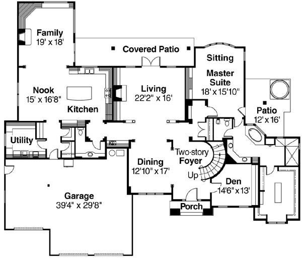 Main Floor Plan: 17-487