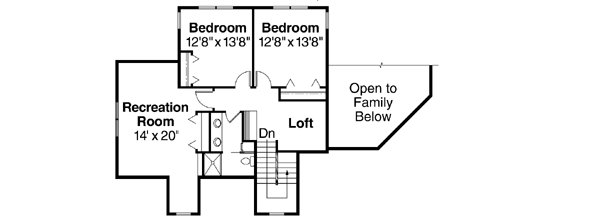 Upper/Second Floor Plan: 17-488