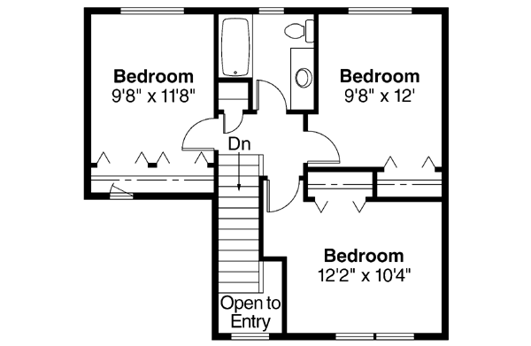 Upper/Second Floor Plan: 17-496