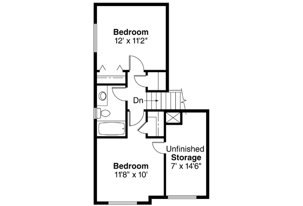 Upper/Second Floor Plan: 17-497