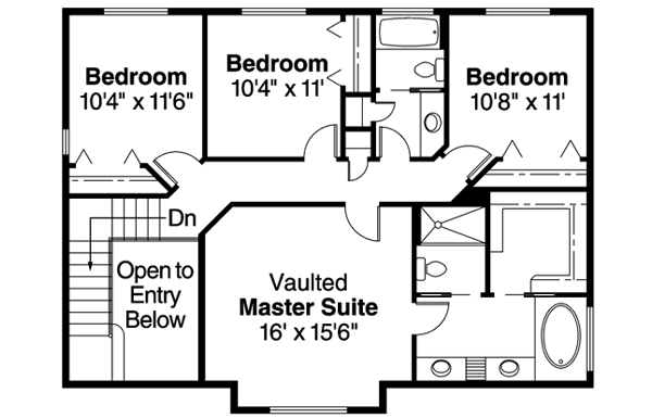 Upper/Second Floor Plan: 17-502