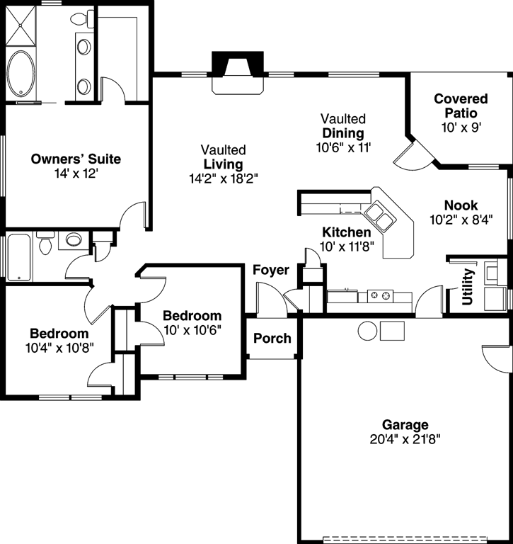 Main Floor Plan: 17-505