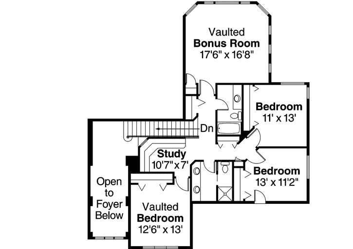 Upper/Second Floor Plan: 17-508