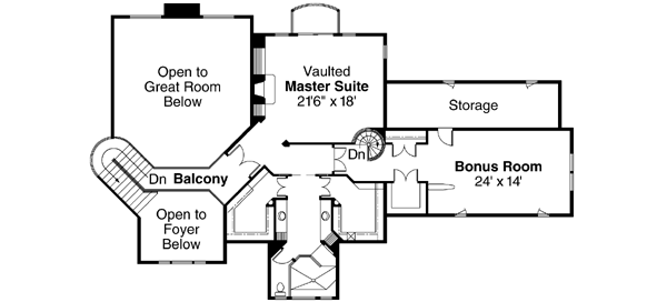 Upper/Second Floor Plan: 17-509
