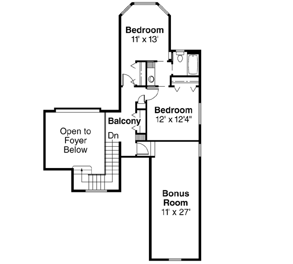 Upper/Second Floor Plan: 17-510