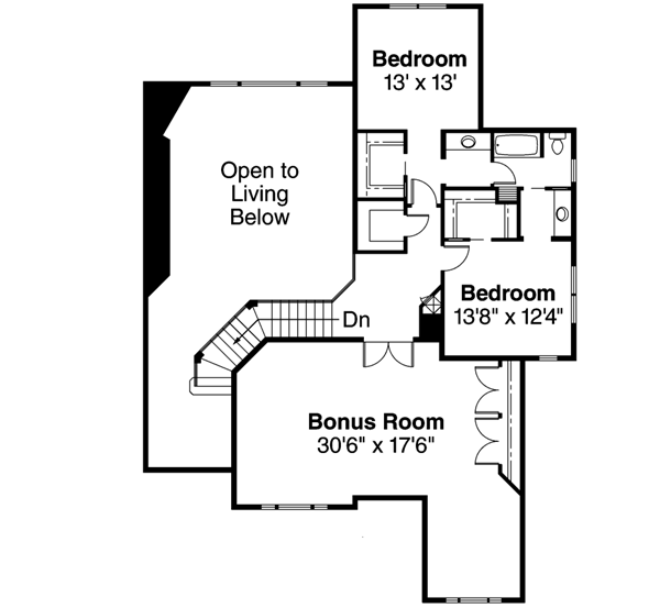 Upper/Second Floor Plan: 17-513