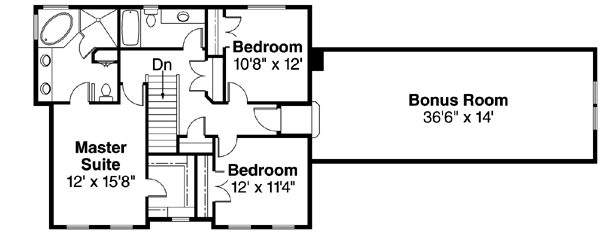 Upper/Second Floor Plan: 17-515