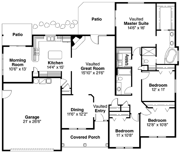 Main Floor Plan: 17-516
