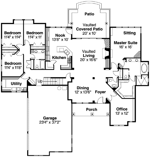 Main Floor Plan: 17-520