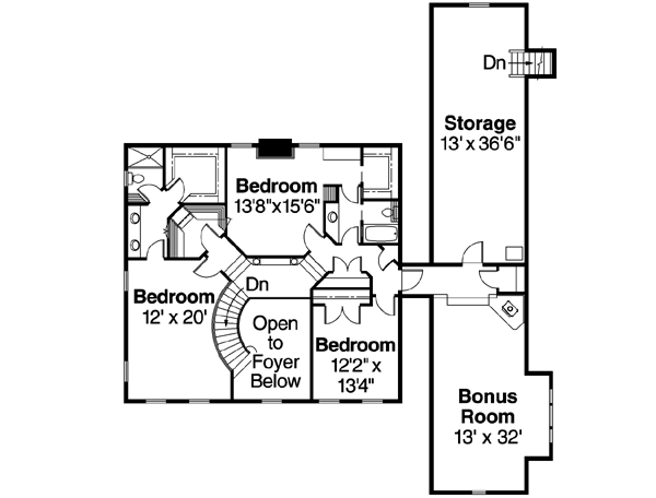 Upper/Second Floor Plan: 17-527