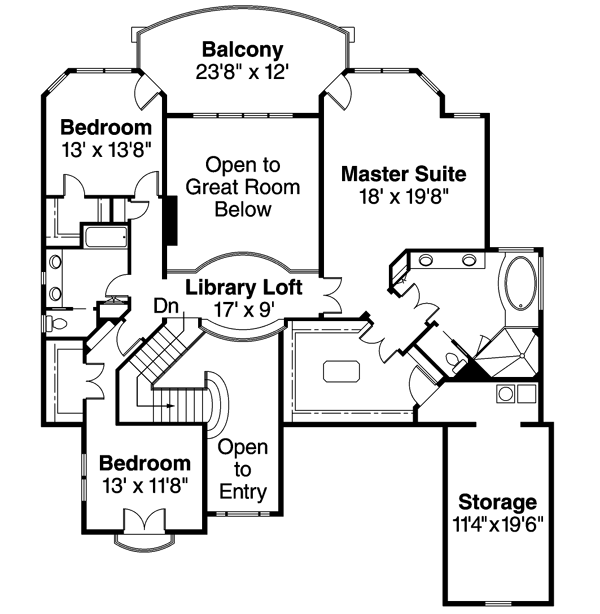 Upper/Second Floor Plan: 17-528
