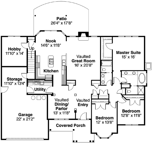 Main Floor Plan: 17-534