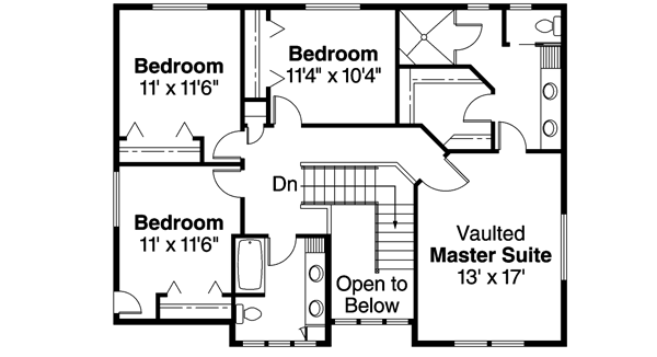 Upper/Second Floor Plan: 17-536