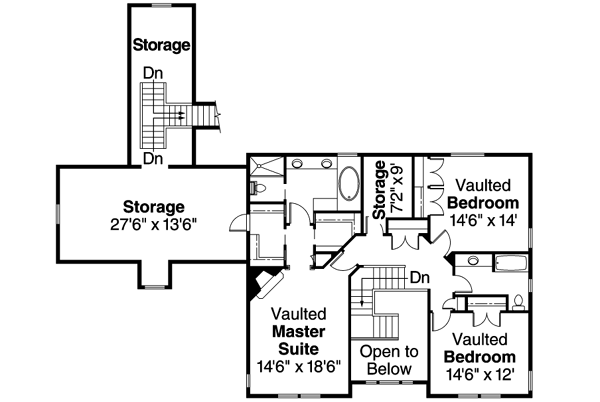 Upper/Second Floor Plan: 17-544