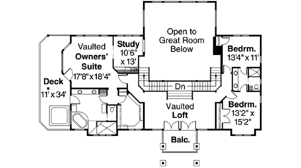 Upper/Second Floor Plan: 17-546