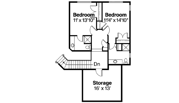 Upper/Second Floor Plan: 17-551