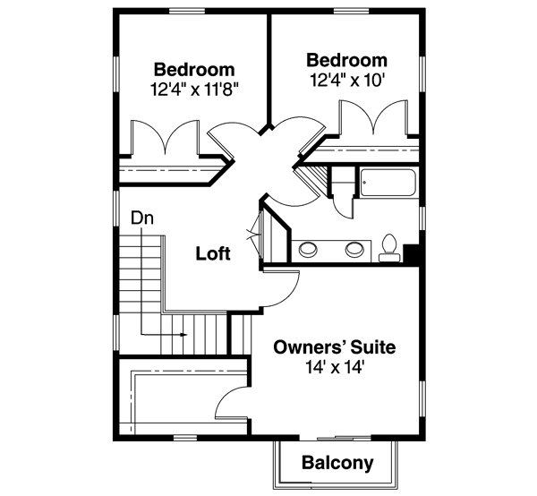 Upper/Second Floor Plan: 17-553