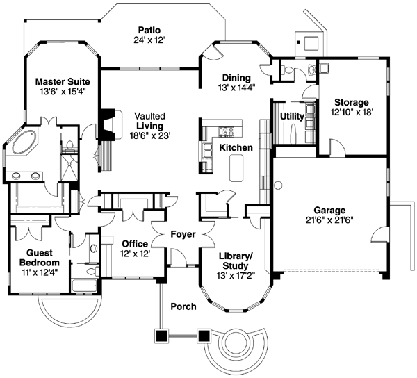 Main Floor Plan: 17-555