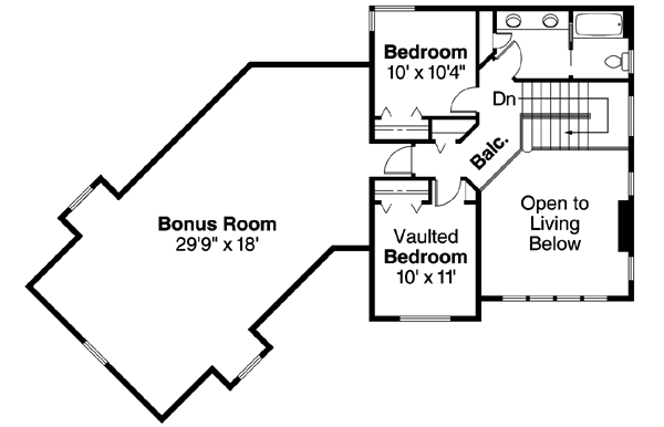Upper/Second Floor Plan: 17-556