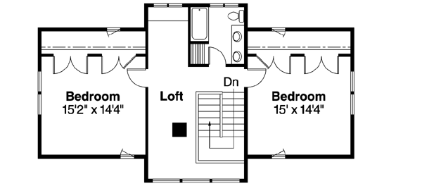 Upper/Second Floor Plan: 17-557