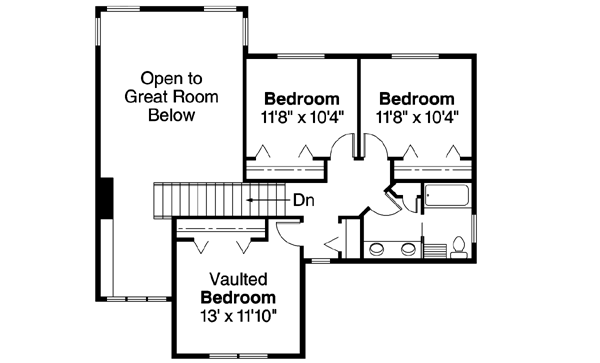 Upper/Second Floor Plan: 17-571