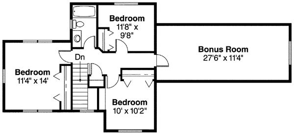 Upper/Second Floor Plan: 17-572