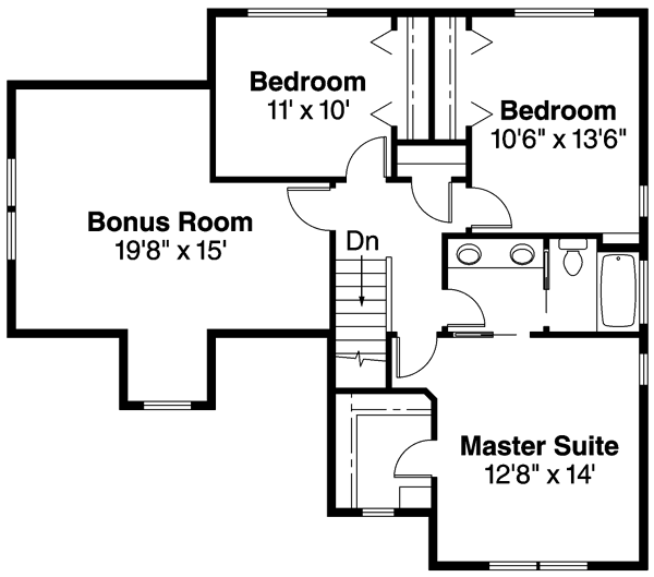 Upper/Second Floor Plan: 17-573