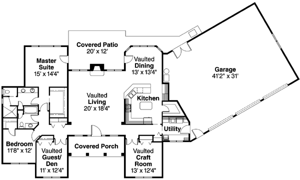 Main Floor Plan: 17-575