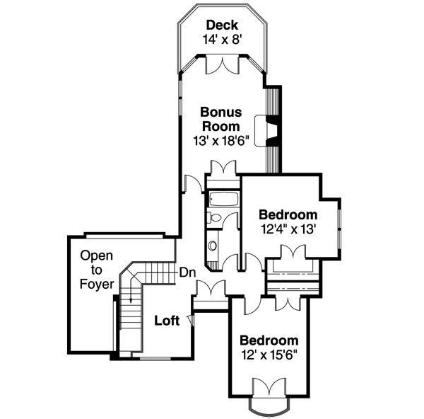 Upper/Second Floor Plan: 17-576