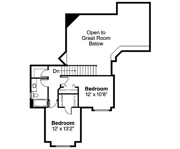 Upper/Second Floor Plan: 17-580