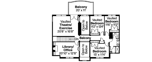 Upper/Second Floor Plan: 17-582