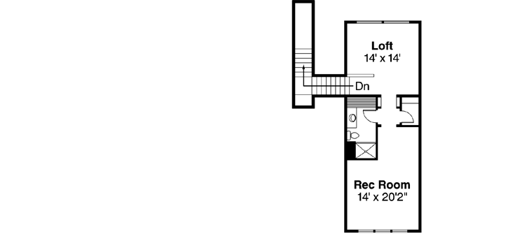 Upper/Second Floor Plan: 17-585